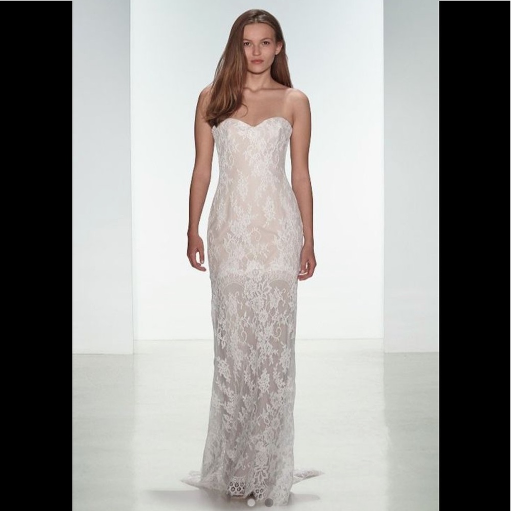 Nouvelle Amsale wedding dress Kiera lace